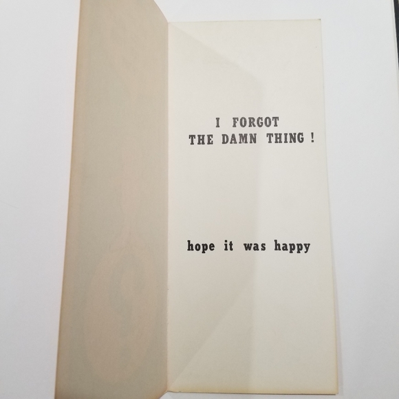 1971 Original Hi Brows Belated Birthday Card - Picture 2 of 8